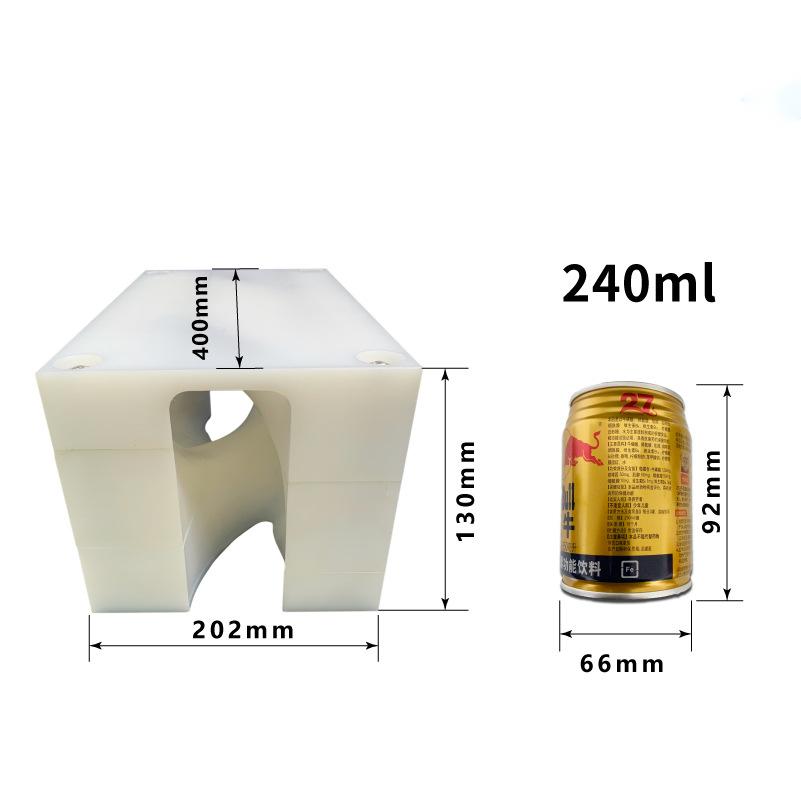 customize 180 degree medical glass bottles oral liquid cans Integrated UPE bottle turner