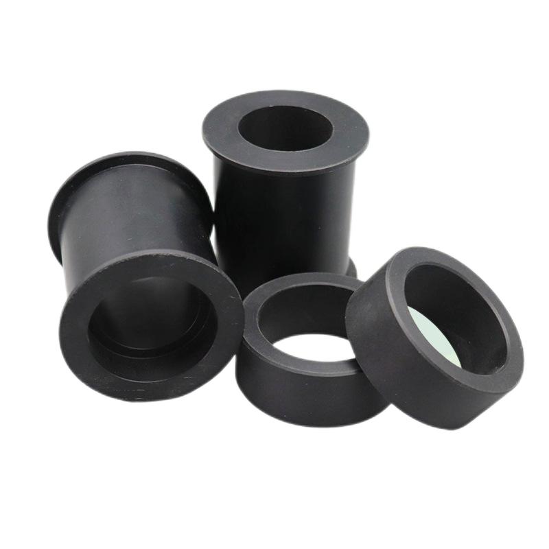 Custom plastic flanged nylon pom ptfe bushings,CNC MACHINING plastic ptfe sleeved flange nylon pom ptfe bushing