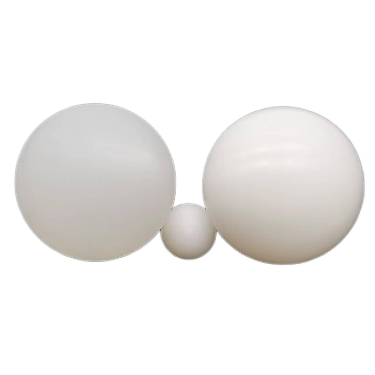 Custom White Solid Delrin Acetal POM Plastics Balls PP/PE/POM Plastic Ball