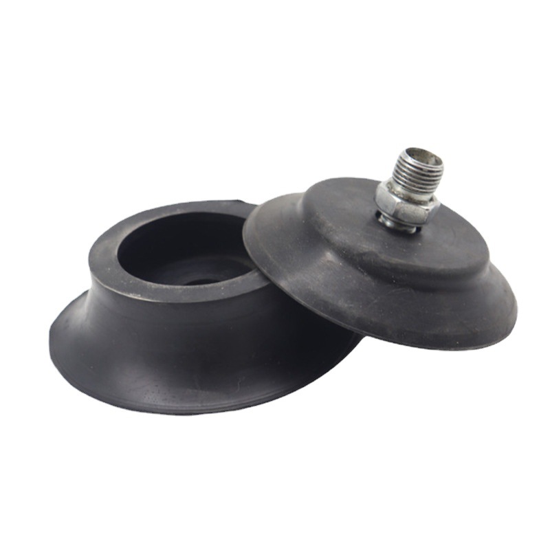 Rubber suction cup with screw/thread